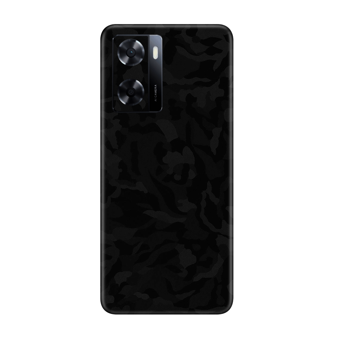 Camo Black Skin for Oppo A57 4G