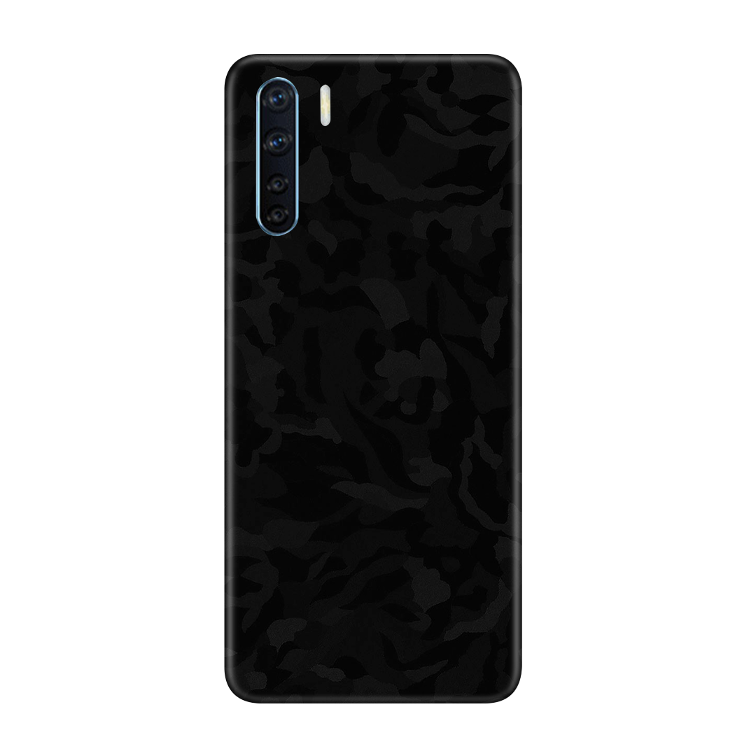 Camo Black Skin for Oppo F15