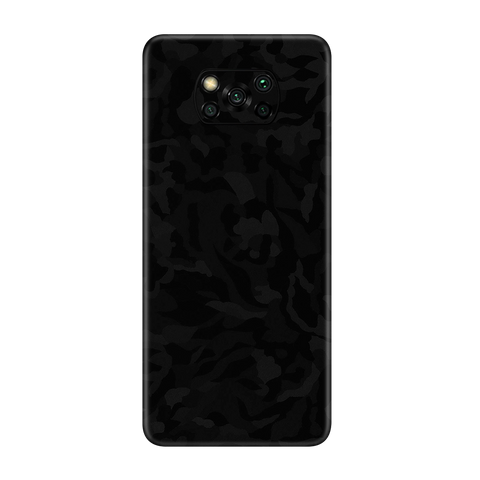 Camo Black Skin for Poco X3