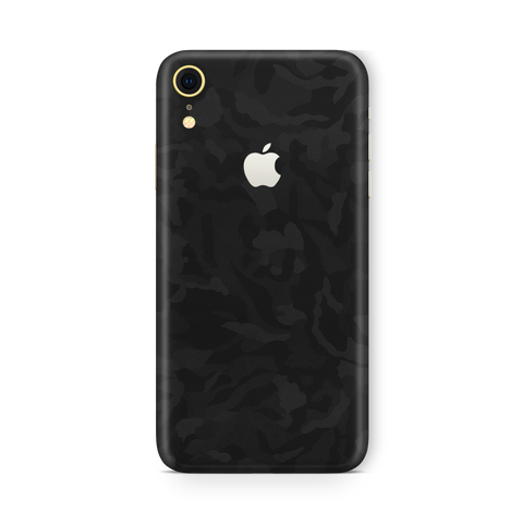 Camo Black Skin for iPhone XR