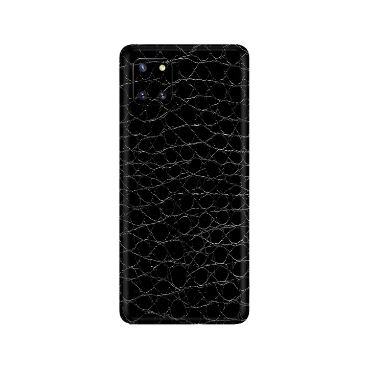 Crocodile Black Skin for Samsung Note 10 Lite