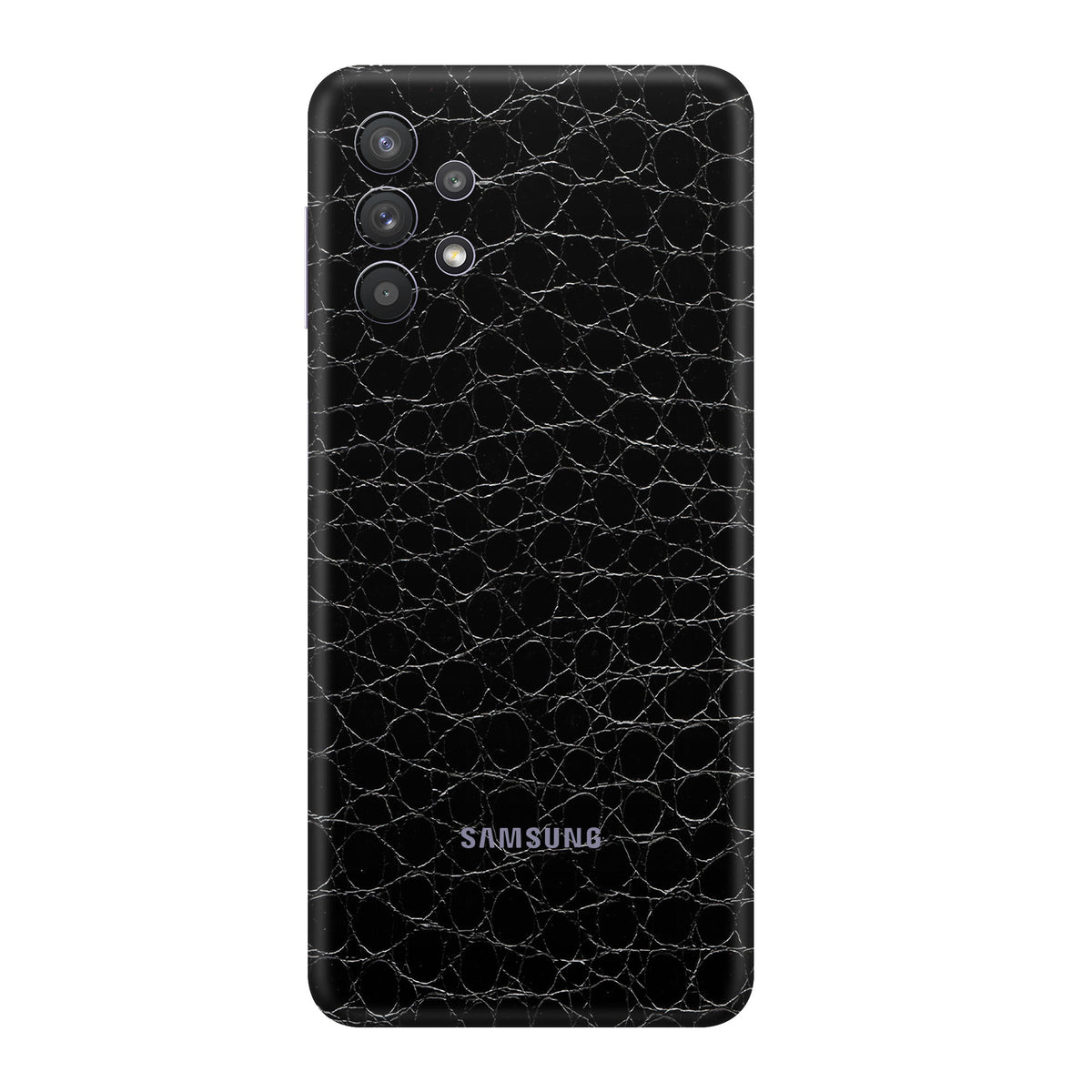 Crocodile Black Skin for Samsung A72