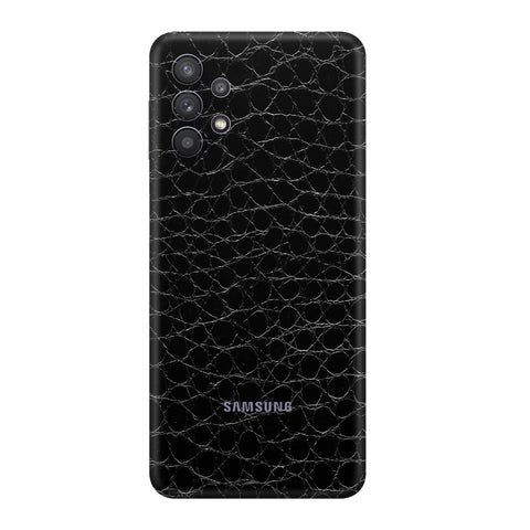 Crocodile Black Skin for Samsung A72