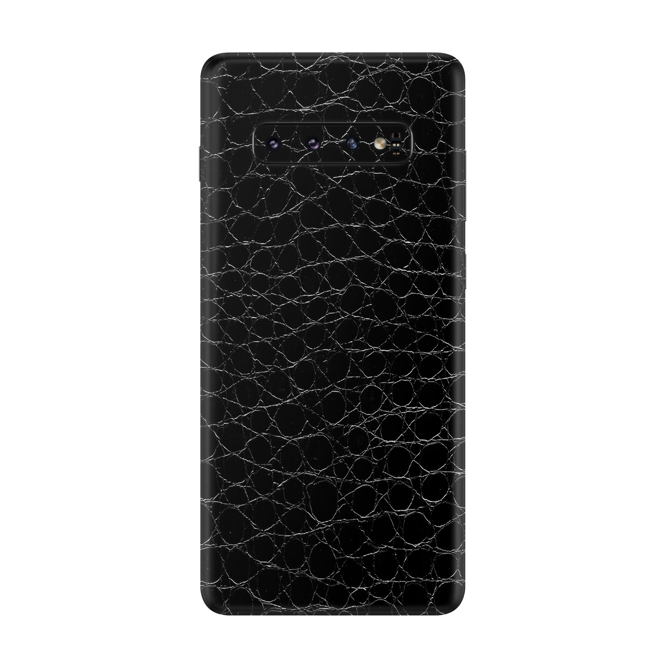 Crocodile Black Skin for Samsung S10 Plus