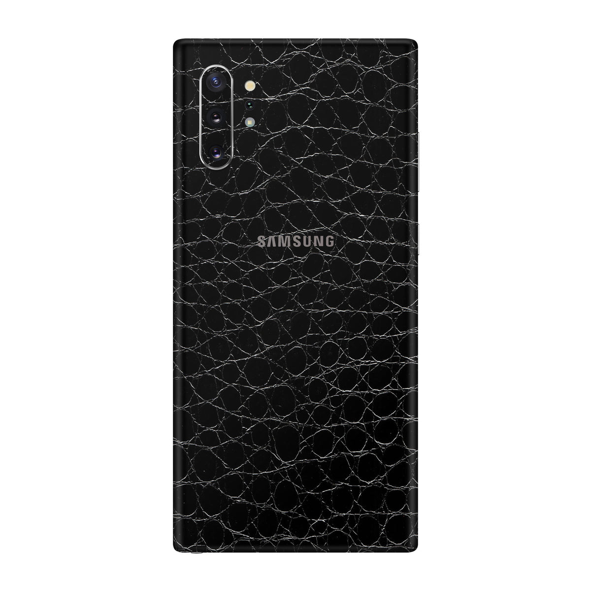 Crocodile Black Skin for Samsung Note 10 Plus