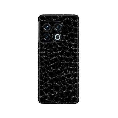 Crocodile Black Skin for OnePlus 10 Pro