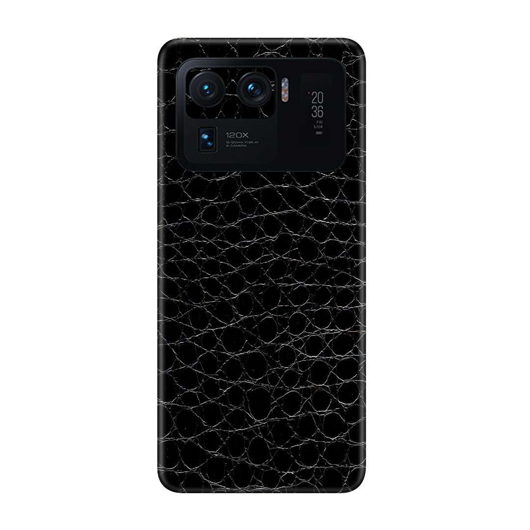 Crocodile Black Skin for MI 11 Ultra 5G