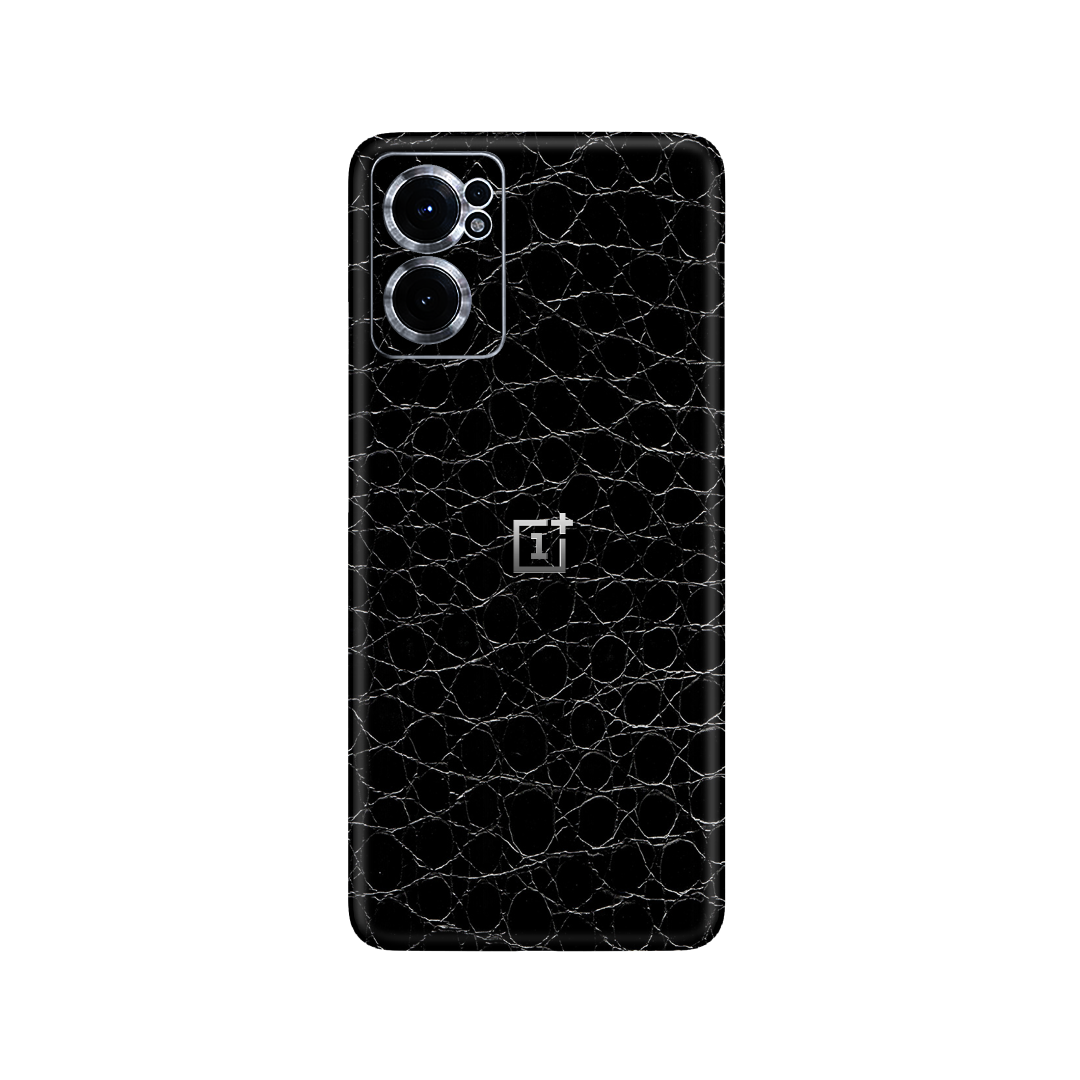 Crocodile Black Skin for OnePlus Nord CE 2 5G