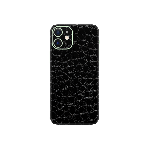 Crocodile Black Skin for iPhone 12 Mini