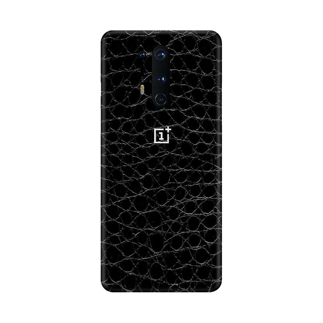 Crocodile Black Skin for OnePlus 8 Pro