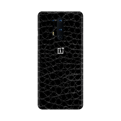 Crocodile Black Skin for OnePlus 8 Pro