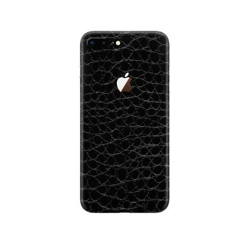 Crocodile Black Skin for iPhone 8 Plus