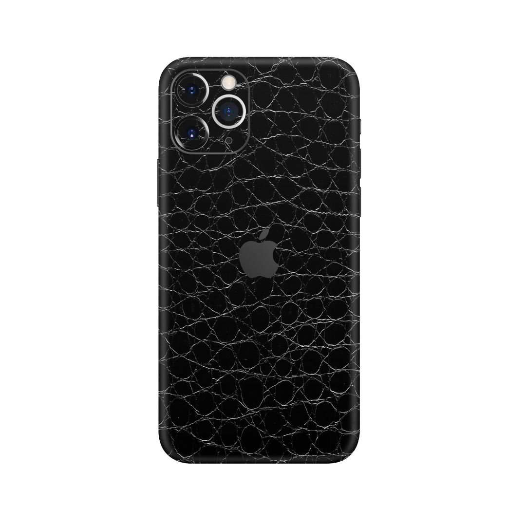 Crocodile Black Skin for iPhone 11 Pro