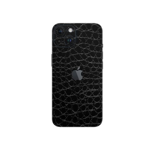 Crocodile Black Skin for Iphone 15