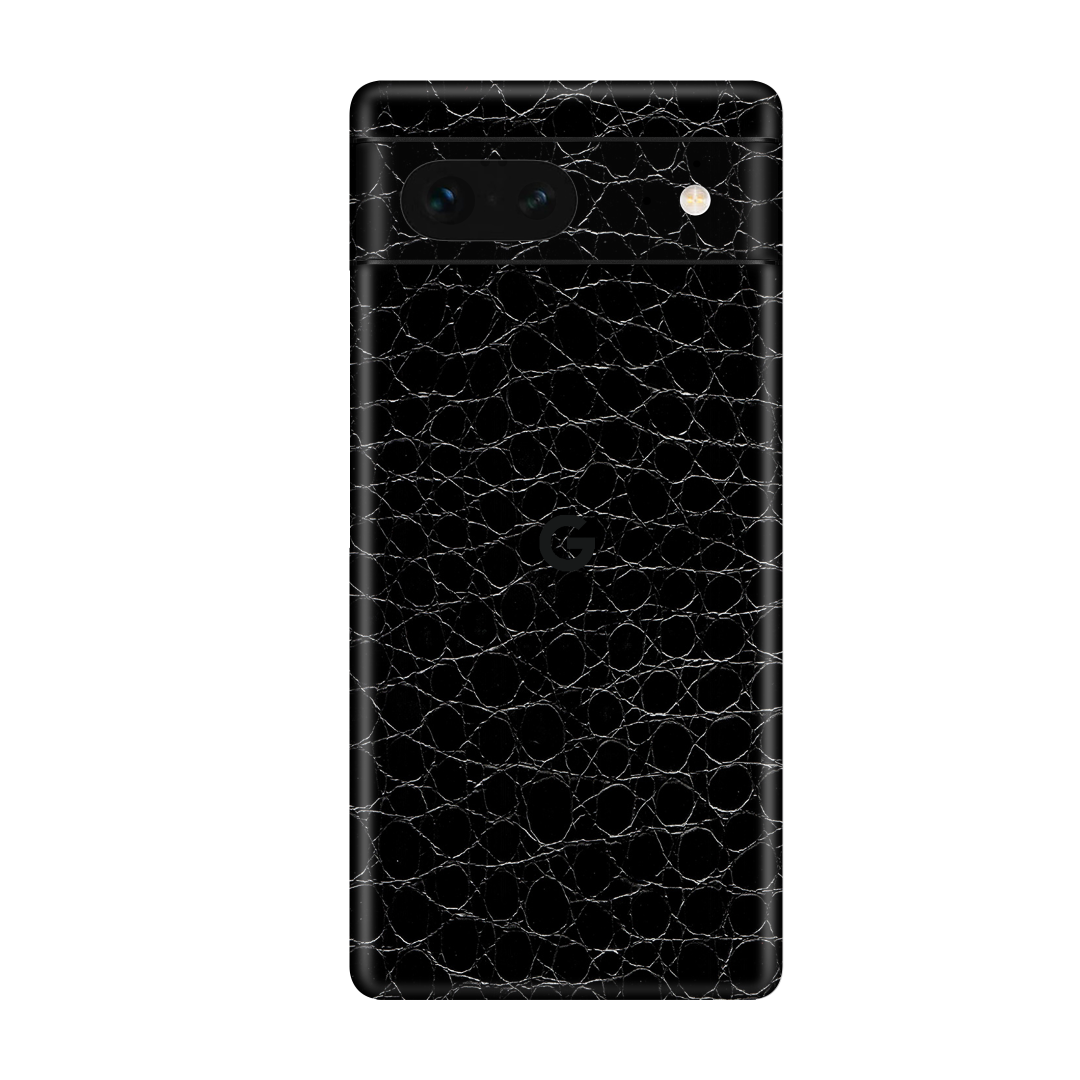 Crocodile Black Skin for Google Pixel 7A