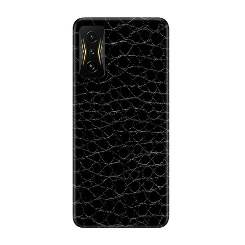 Crocodile Black Skin for Poco 4 GT