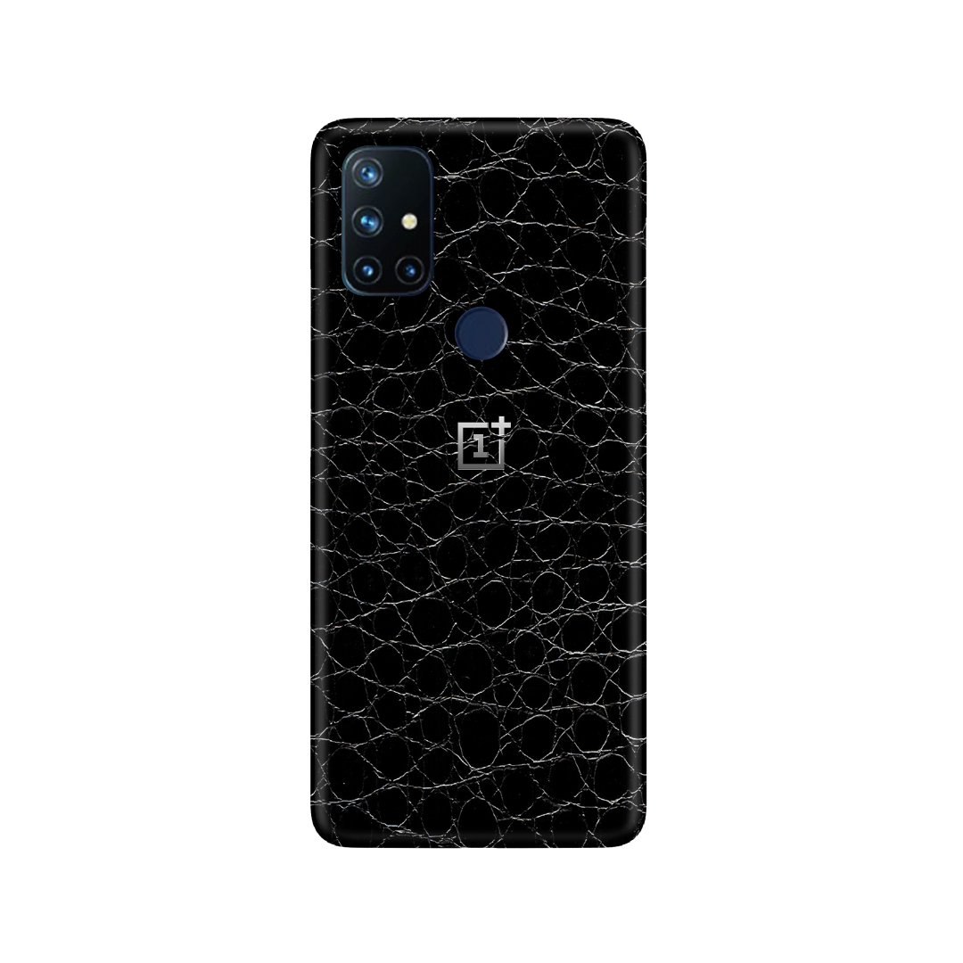 Crocodile Black Skin for OnePlus Nord N10 5G