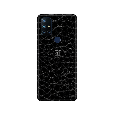 Crocodile Black Skin for OnePlus Nord N10 5G