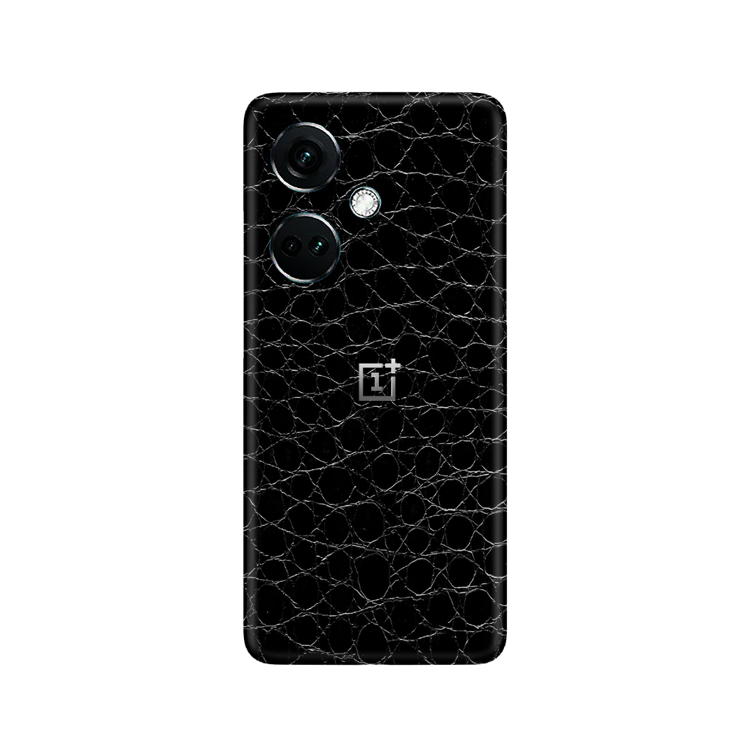 Crocodile Black Skin for OnePlus Nord CE 3 5G