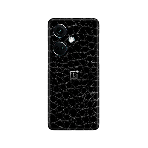 Crocodile Black Skin for OnePlus Nord CE 3 5G