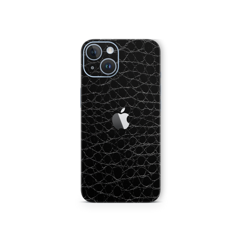 Crocodile Black Skin for Iphone 15 Plus