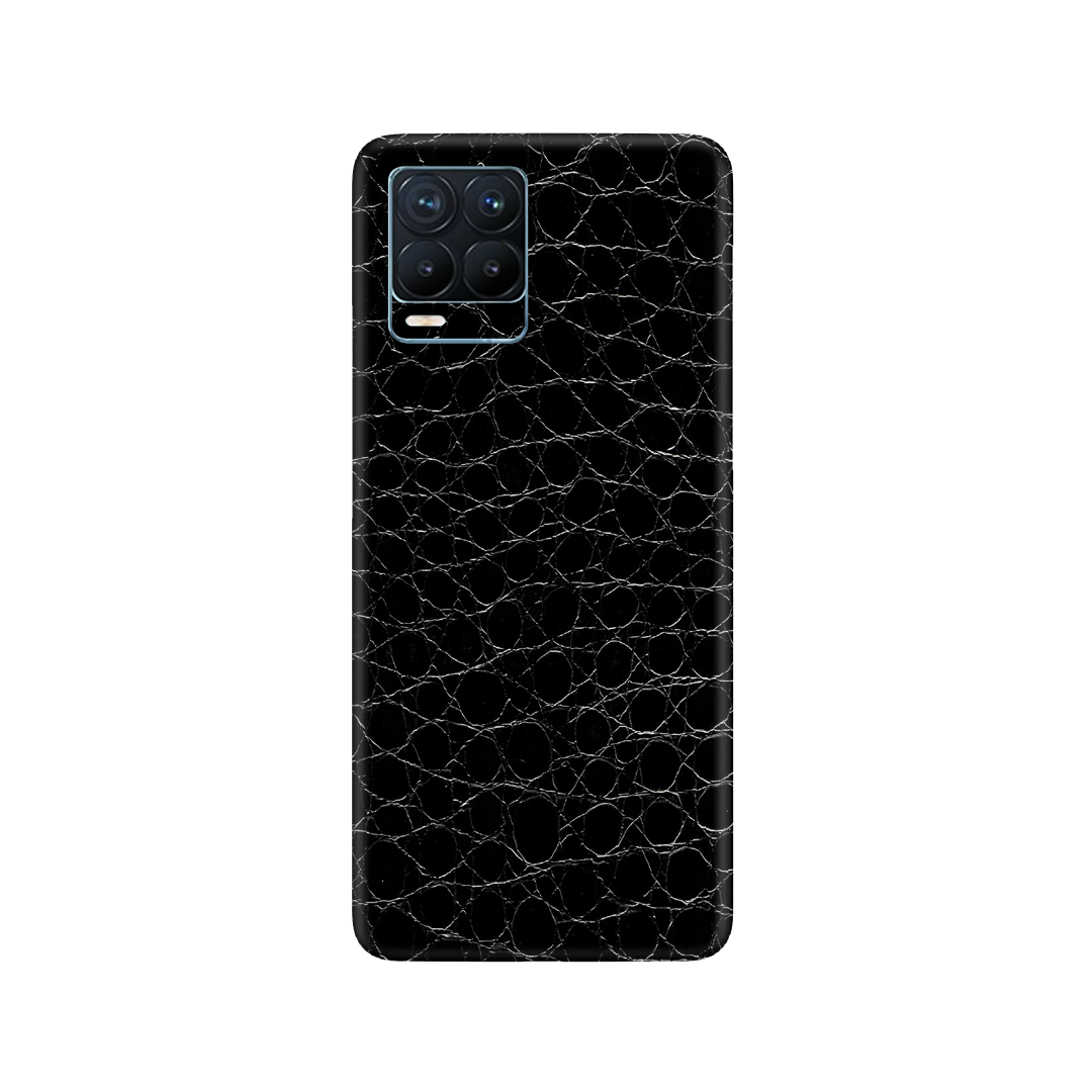 Crocodile Black Skin for Realme 8 Pro