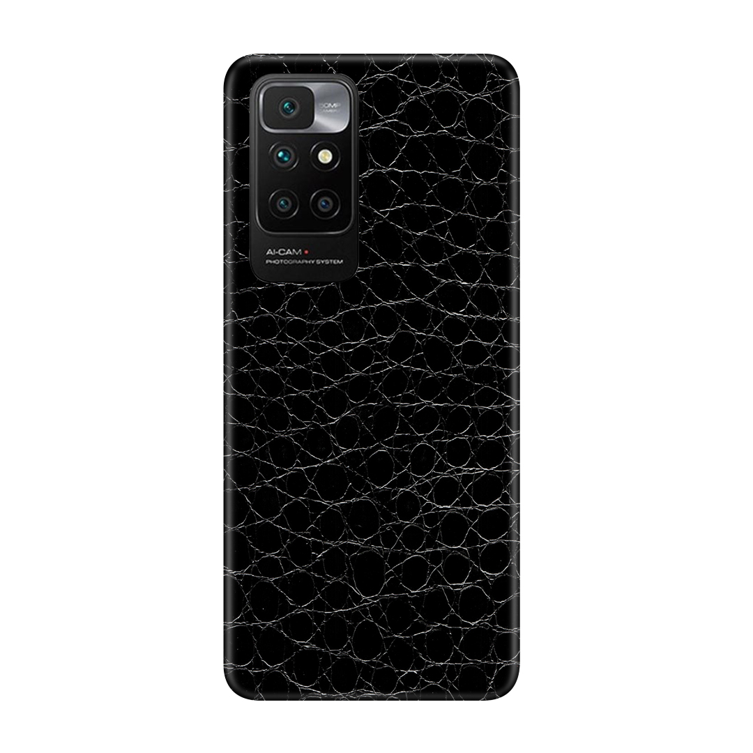 Crocodile Black Skin for Redmi Note 10