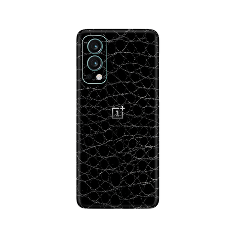 Crocodile Black Skin for OnePlus Nord 2 5G