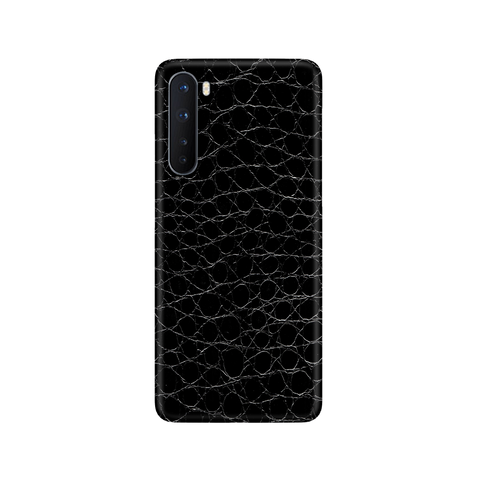 Crocodile Black Skin for OnePlus Nord 5G