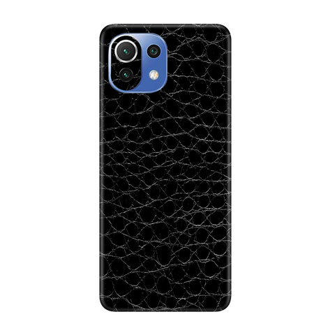Crocodile Black Skin for MI 11 Lite