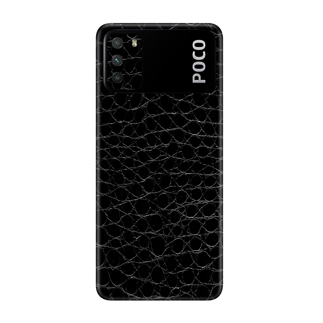 Crocodile Black Skin for Poco M3