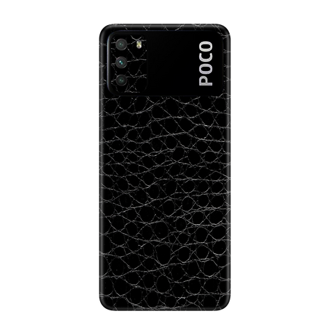 Crocodile Black Skin for Poco M3