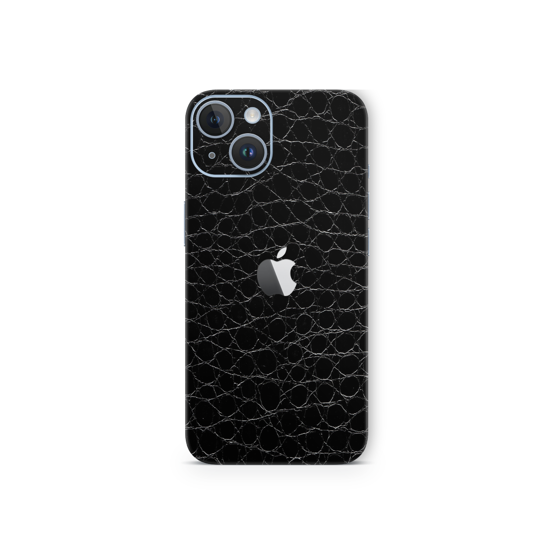 Crocodile Black Skin for iPhone 14 Plus