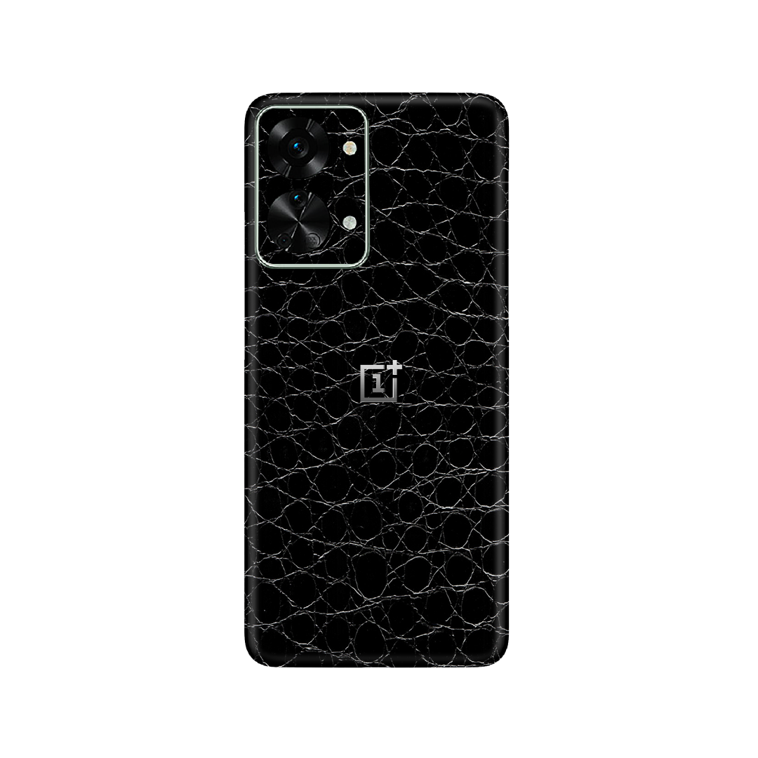 Crocodile Black Skin for OnePlus Nord 2T 5G