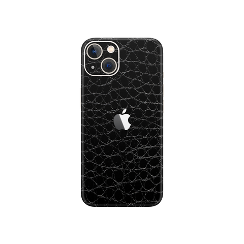 Crocodile Black Skin for iPhone 13