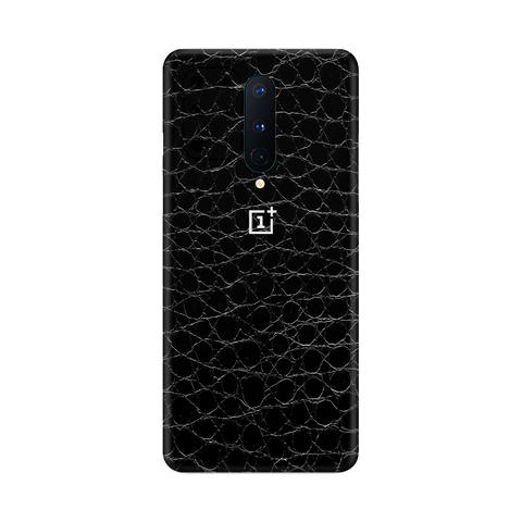 Crocodile Black Skin for OnePlus 8 5G