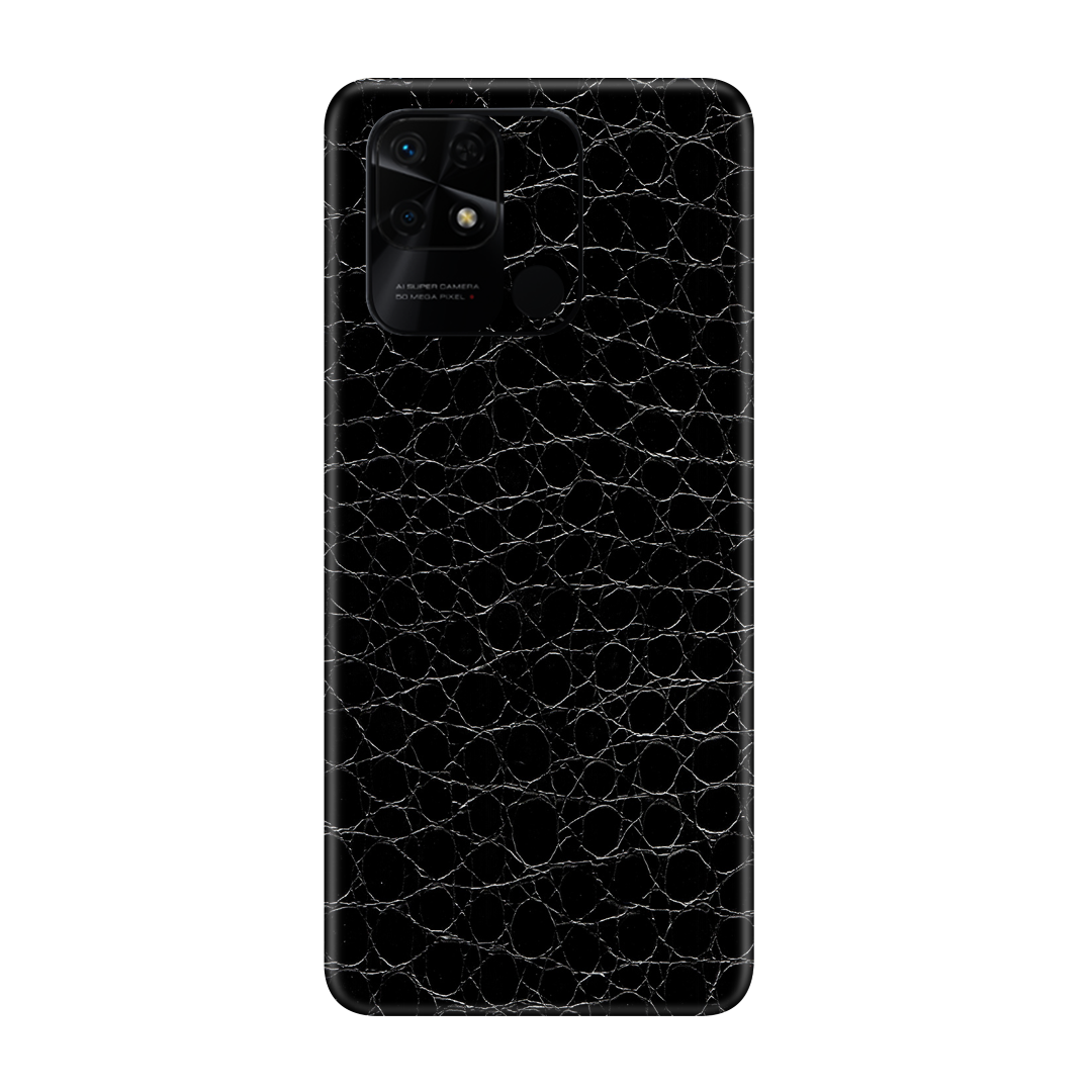 Crocodile Black Skin for Redmi 10c
