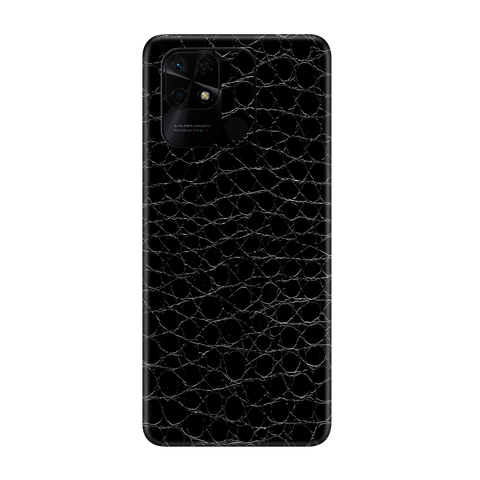 Crocodile Black Skin for Redmi 10c