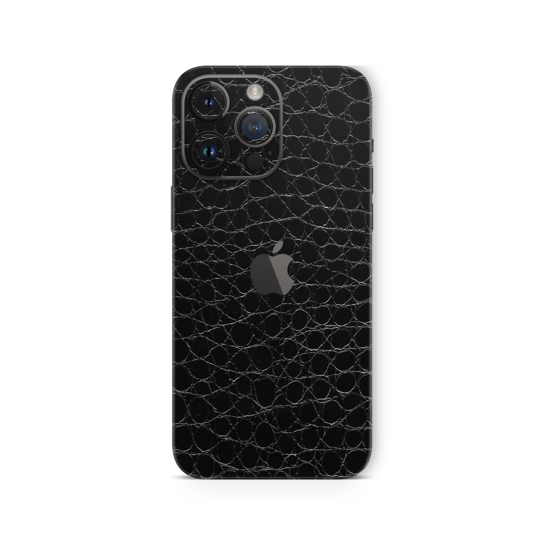 Crocodile Black Skin for Iphone 16 Pro Max