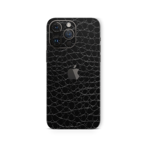 Crocodile Black Skin for Iphone 16 Pro Max