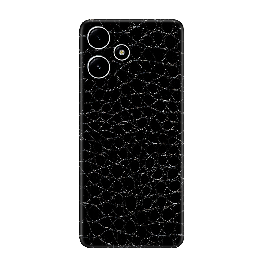 Crocodile Black Skin for Redmi 12 5G