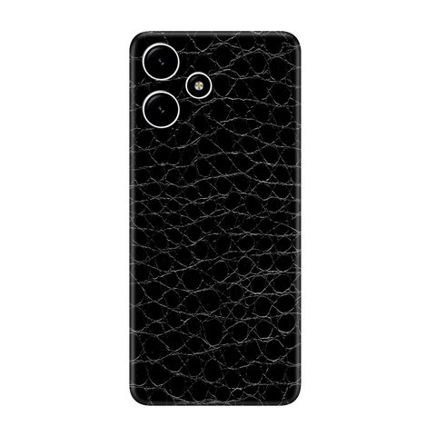 Crocodile Black Skin for Redmi 12 5G