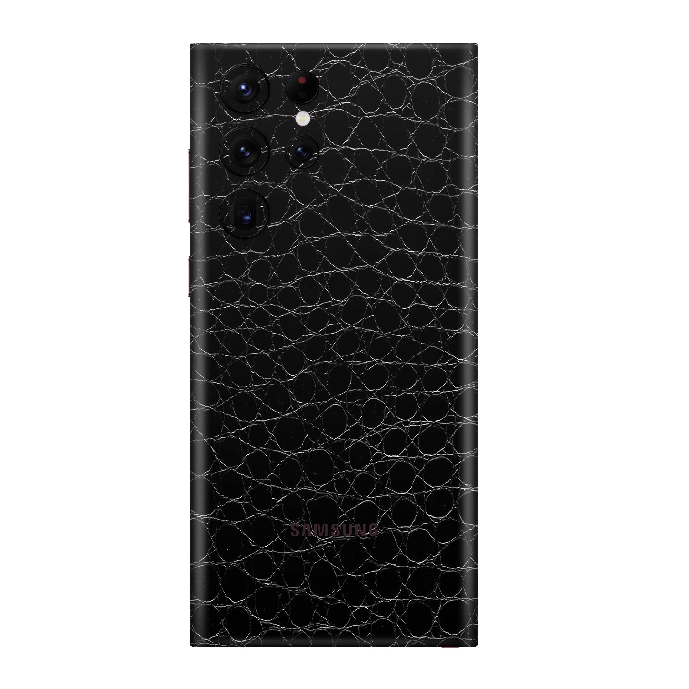 Crocodile Black Skin for Samsung S23 Ultra