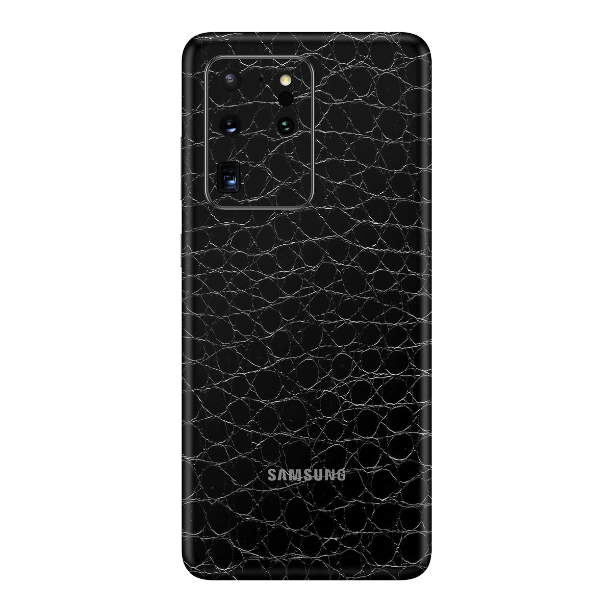 Crocodile Black Skin for Samsung S20 Ultra