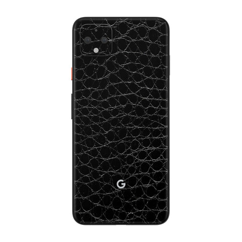 Crocodile Black Skin for Google Pixel 4XL