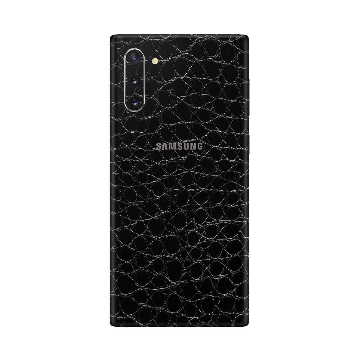 Crocodile Black Skin for Samsung Note 10