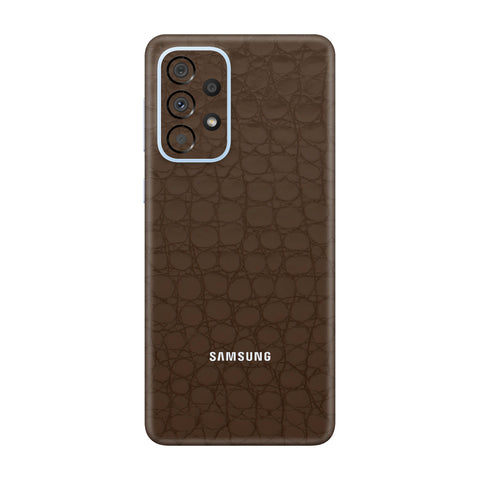 Crocodile Brown Skin for Samsung A73