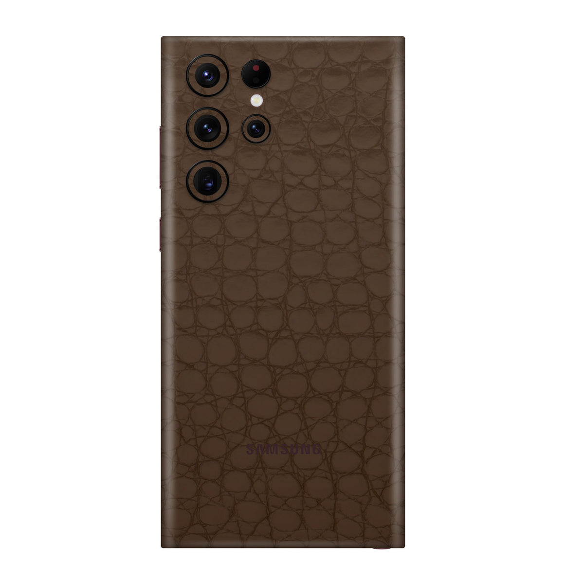 Crocodile Brown Skin for Samsung S23 Ultra