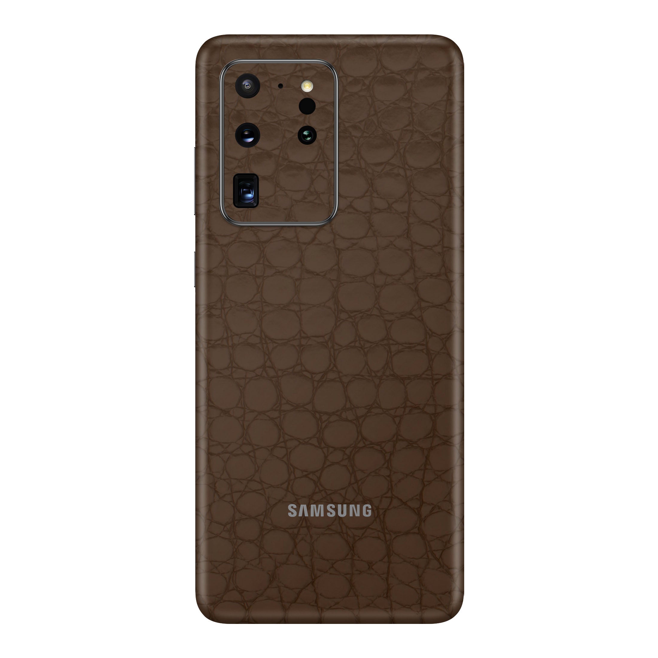 Crocodile Brown Skin for Samsung S20 Ultra