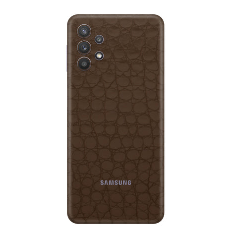 Crocodile Brown Skin for Samsung A52